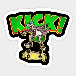 Kickflip Sticker